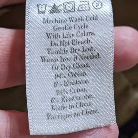 ✨3/$15 Everlane golden yellow / brown zip side pants 00 - Picture 13 of 14